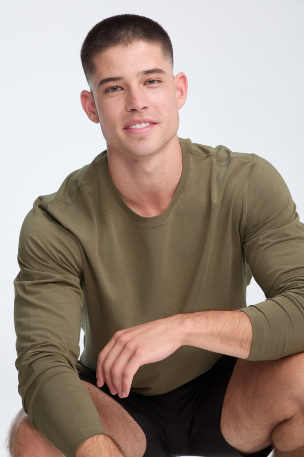 Super Soft Long Sleeve Tee | AlgaKnit