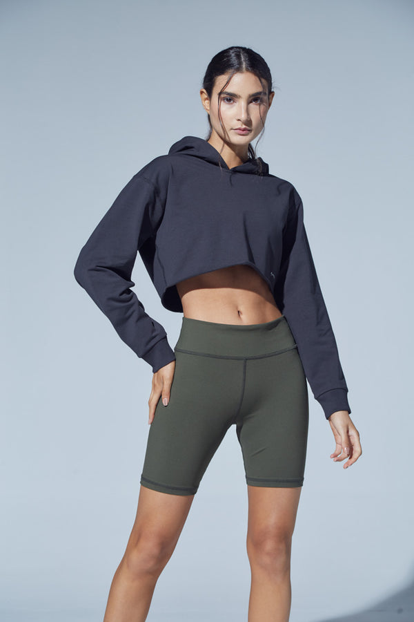 [ ] Nina Crop Hoodie