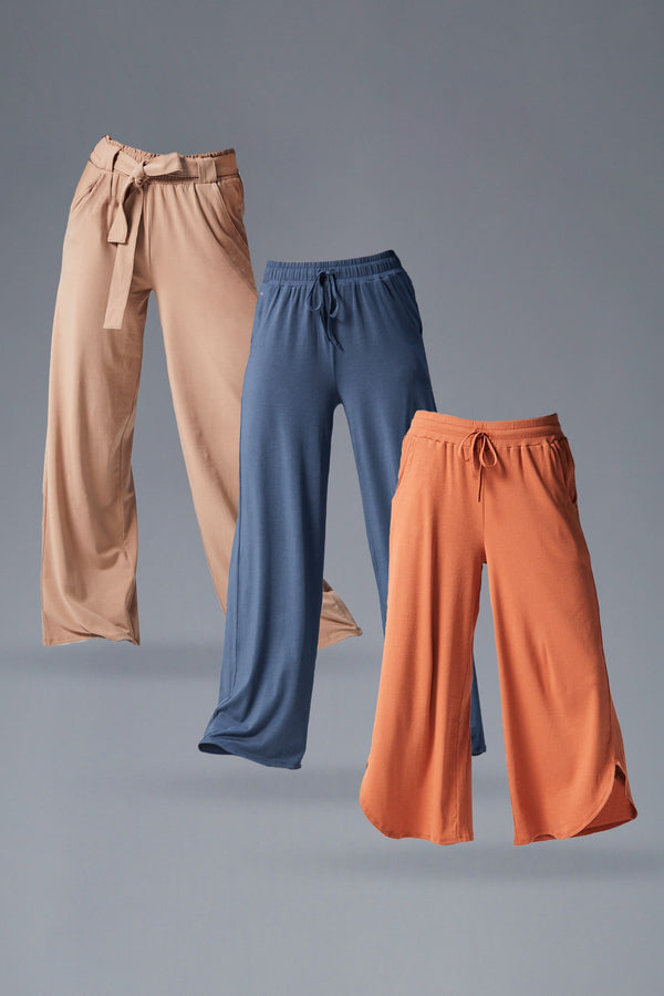 Pack 3: Everyday, Summer y Night Palazzo